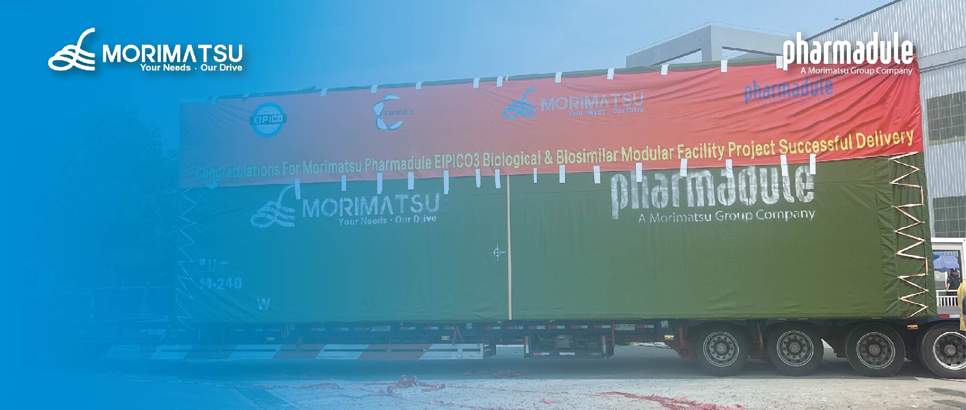 Transportation commenced for EIPICO-3 modular pharmaceutical facility project