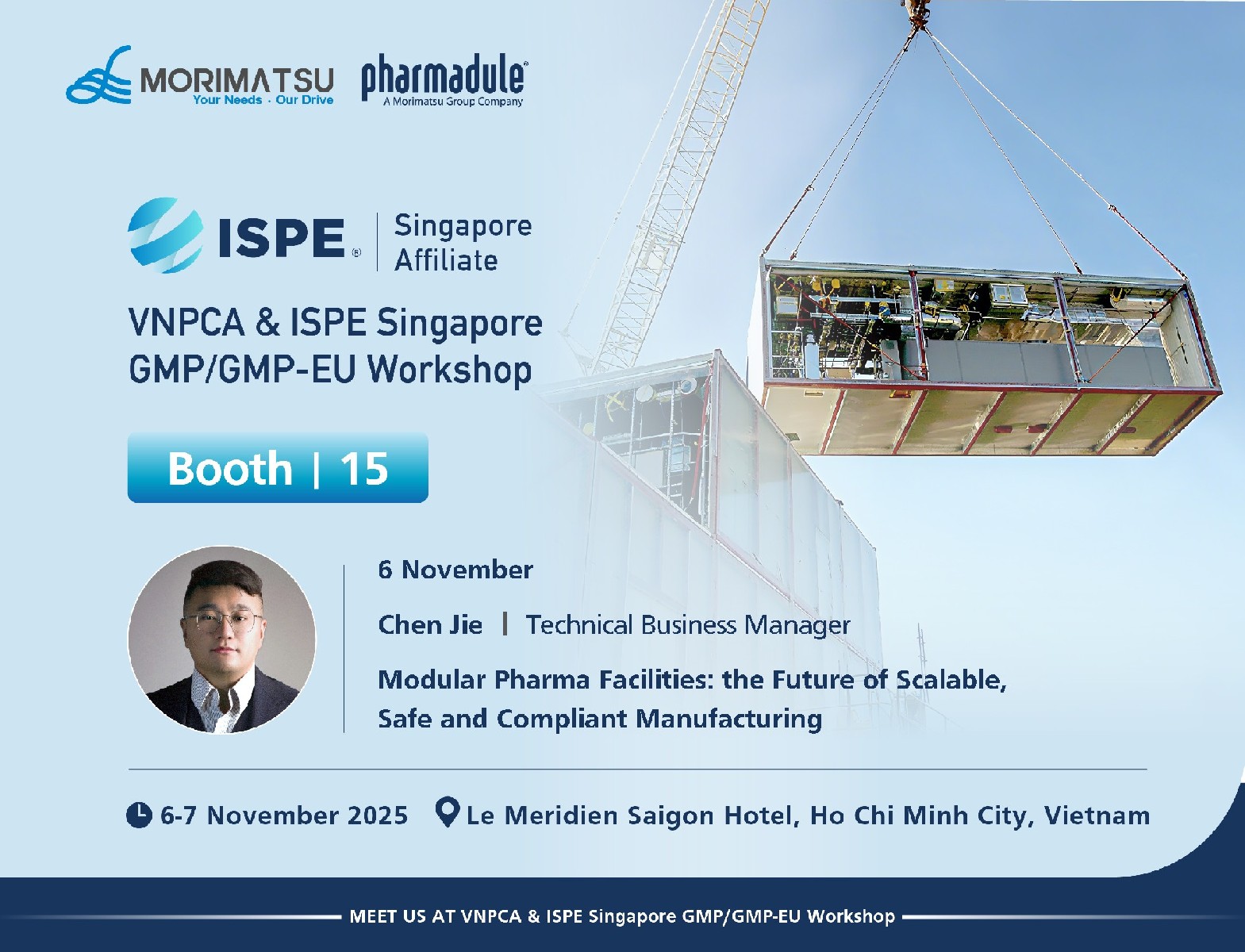 Invitation Letter | Pharmadule Morimatsu Invites You to Join Us at Indonesia Biopharmaceutical Summit 2025